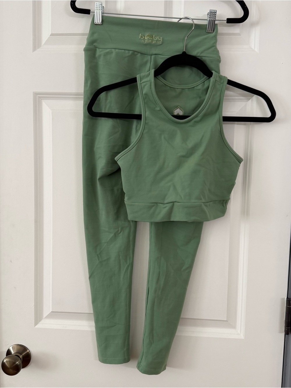 Booty by Brabants sage green athletic set